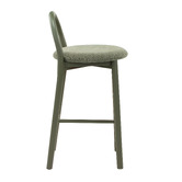 Temple &amp; Webster 65.5cm Lottie Arched Solid Beech Wood Bar Stool