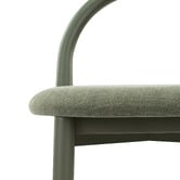 Temple &amp; Webster 65.5cm Lottie Arched Solid Beech Wood Bar Stool