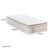 Temple &amp; Webster The Luxe Hybrid Mattress