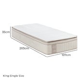 Temple &amp; Webster The Luxe Hybrid Mattress