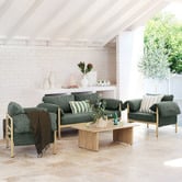 Temple &amp; Webster 5 Seater Avoca Outdoor Lounge Set