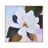 Temple &amp; Webster Midnight Magnolia Framed Canvas Wall Art