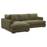 Temple &amp; Webster Haven 4 Seater Upholstered Sofa with Chaise