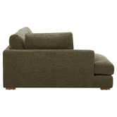 Temple &amp; Webster Haven 4 Seater Upholstered Sofa with Chaise
