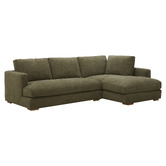 Temple &amp; Webster Haven 4 Seater Upholstered Sofa with Chaise
