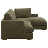Temple &amp; Webster Haven 4 Seater Upholstered Sofa with Chaise