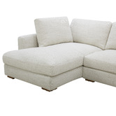 Temple &amp; Webster Haven 4 Seater Upholstered Sofa with Chaise