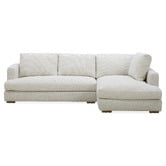 Temple &amp; Webster Haven 4 Seater Upholstered Sofa with Chaise