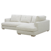 Temple &amp; Webster Haven 4 Seater Upholstered Sofa with Chaise