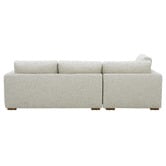 Temple &amp; Webster Haven 4 Seater Upholstered Sofa with Chaise