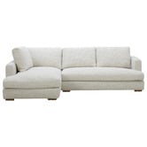 Temple &amp; Webster Haven 4 Seater Upholstered Sofa with Chaise