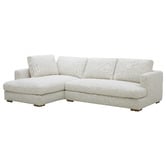 Temple &amp; Webster Haven 4 Seater Upholstered Sofa with Chaise