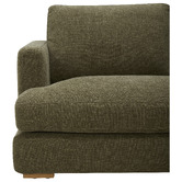 Temple &amp; Webster Haven 4 Seater Upholstered Sofa with Chaise