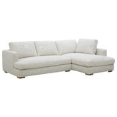 Temple &amp; Webster Haven 4 Seater Upholstered Sofa with Chaise