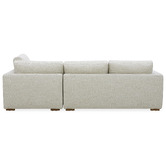 Temple &amp; Webster Haven 4 Seater Upholstered Sofa with Chaise
