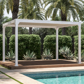 Temple &amp; Webster 3 x 4m Arki Louvred Steel &amp; Aluminium Gazebo
