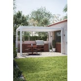 Temple &amp; Webster Nadi Aluminium Outdoor Dining Table