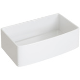 Temple &amp; Webster Bowral Curve 835mm Extra Large Single Fireclay Farmhouse Sink