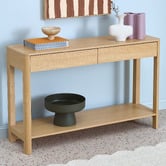 Temple &amp; Webster Rupert 2 Drawer Console Table