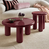 Temple &amp; Webster 2 Piece Lola Coffee &amp; Side Table Set