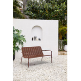 Temple &amp; Webster Otti Steel Garden Bench