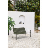 Temple &amp; Webster Otti Steel Garden Bench