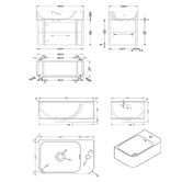 Temple &amp; Webster Boyd 460mm Wall Hung Single Vanity