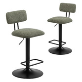 Temple &amp; Webster Olive Denver Adjustable Bar Stools