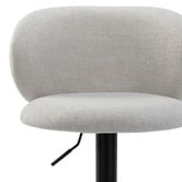 Temple &amp; Webster Noel  Boucle Adjustable Bar Stools