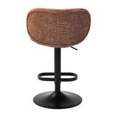 Temple &amp; Webster Noel  Boucle Adjustable Bar Stools