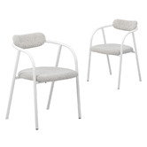 Temple &amp; Webster Tuba Boucle Dining Chairs