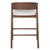 Temple &amp; Webster 67cm Mattia Curved Back Solid Bar Stool