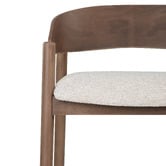 Temple &amp; Webster 67cm Mattia Curved Back Solid Bar Stool