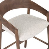 Temple &amp; Webster 67cm Mattia Curved Back Solid Bar Stool