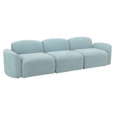 Temple &amp; Webster Cami 4 Seater Chenille Modular Sofa