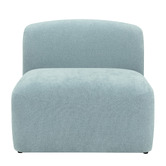 Temple &amp; Webster Cami Chenille Armless Lounge Chair