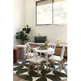 Temple &amp; Webster Kids' White &amp; Natural Isla Table &amp; Chair Set
