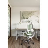 Temple &amp; Webster Jayce Natural Travertine &amp; Metal Desk Lamp