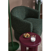 Temple &amp; Webster Cuddle Upholstered Swivel Armchair