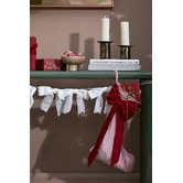 Temple &amp; Webster Velvet Bow Christmas Garland