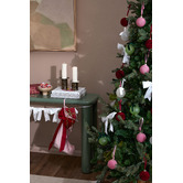 Temple &amp; Webster Velvet Bow Christmas Garland