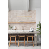 Temple &amp; Webster Omar Rubberwood LED Pendant Light