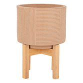 Temple &amp; Webster Flores Ceramic Planter with Stand