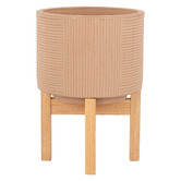 Temple &amp; Webster Flores Ceramic Planter with Stand