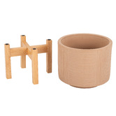 Temple &amp; Webster Flores Ceramic Planter with Stand