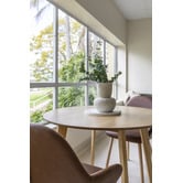 Temple &amp; Webster Larsen Round Wooden Dining Table