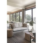Temple &amp; Webster Como Eucalyptus Wood Outdoor Coffee Table
