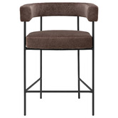 Temple &amp; Webster 65cm Tamara Chenille Bar Stools