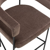 Temple &amp; Webster 65cm Tamara Chenille Bar Stools