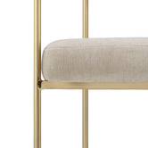 Temple &amp; Webster 65cm Tamara Chenille Bar Stools